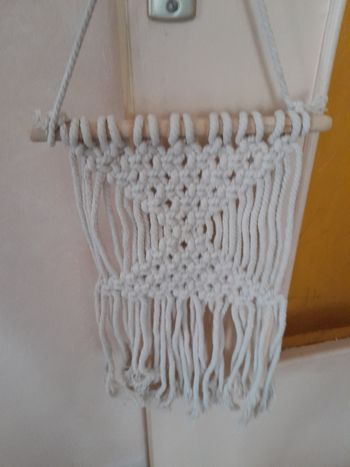 Suspension en macramé