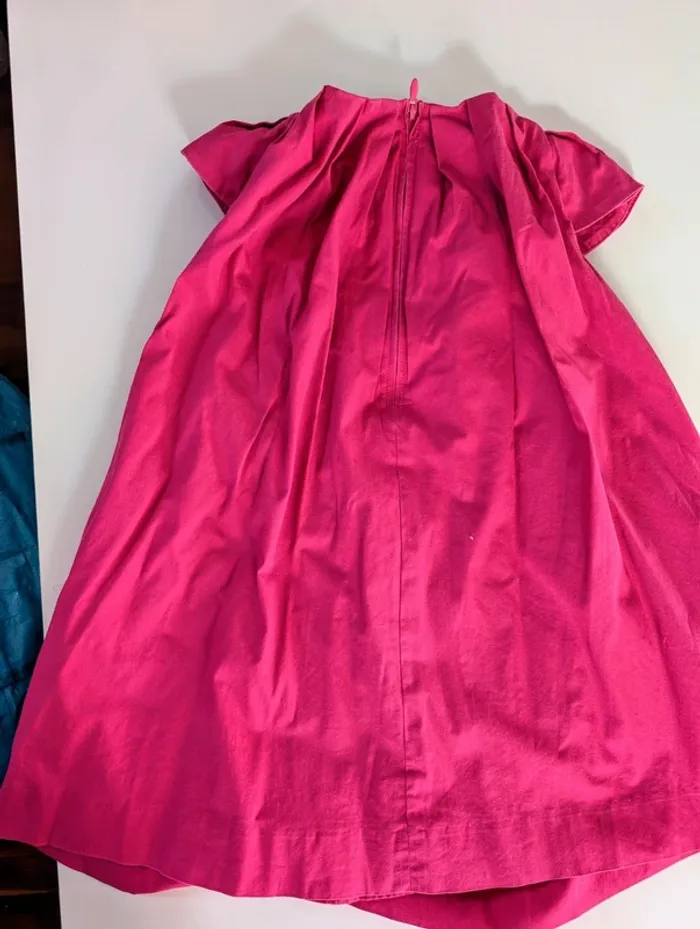 Robe rose fuchsia Jacadi 3 ans - photo numéro 2