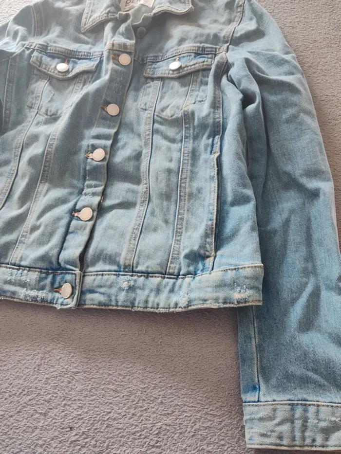 Veste en jean Zara TRF Authentic Denim – Taille M - photo numéro 2