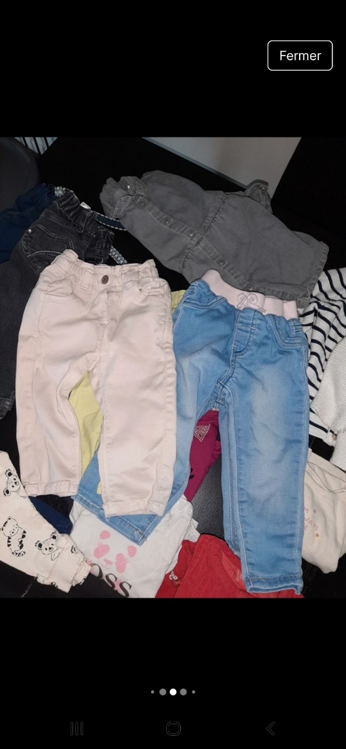 Lot vêtements fille 12mois - photo numéro 4