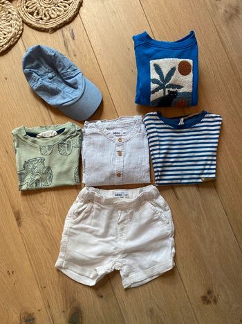 Lot vêtements garçon 24 mois et casquette