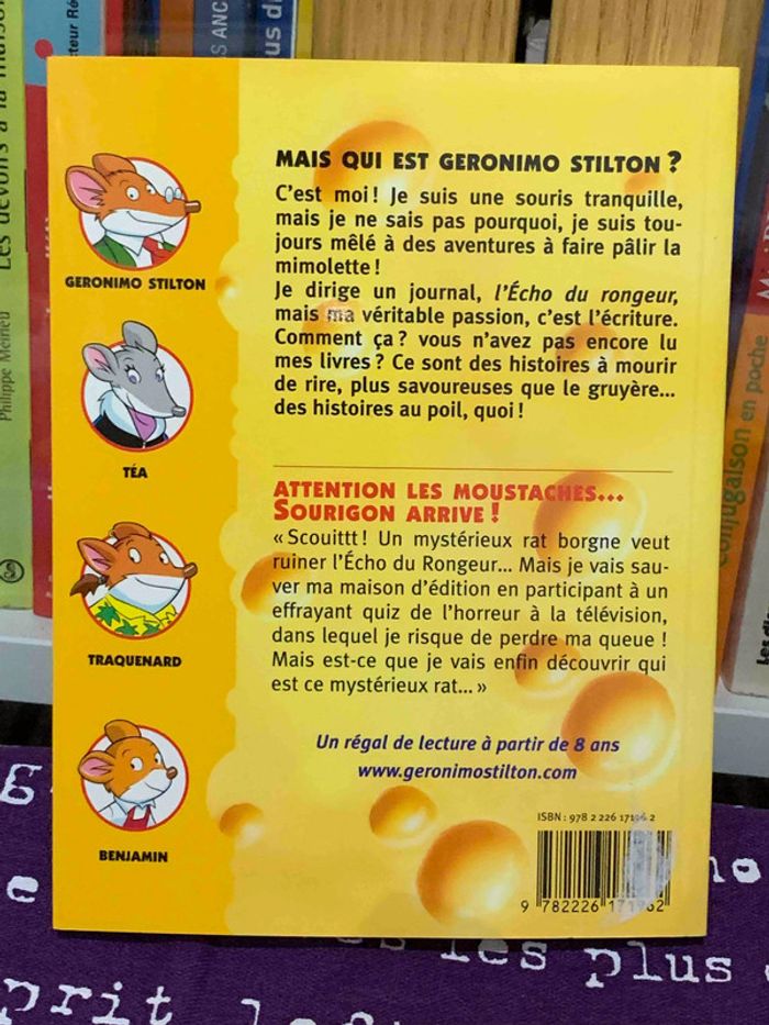Attention les moustaches, Sourigon arrive! Geronimo Stilton Tome 36 - photo numéro 2
