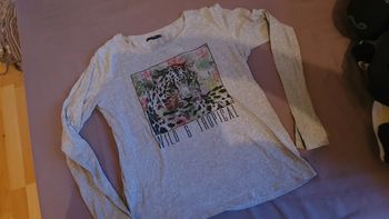 Tee-shirt à manches longues fille femme ado 18 ans