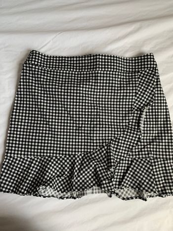 Jupe carreaux camaïeu 