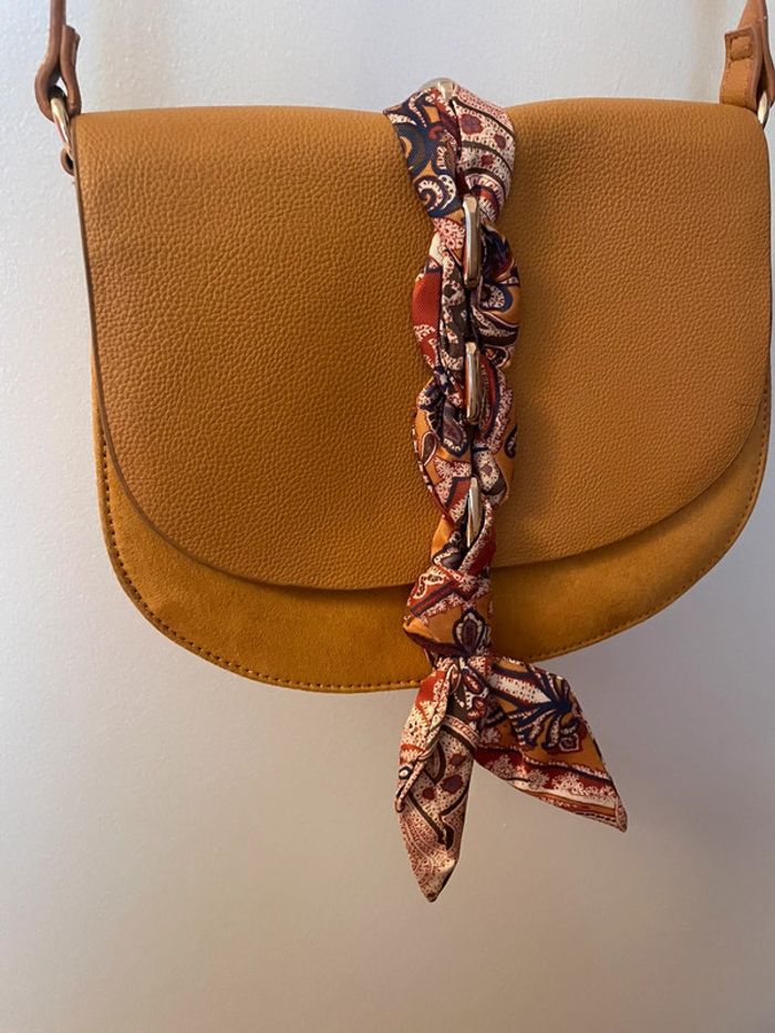 Sac bandoulière jaune Camaieu - photo numéro 2