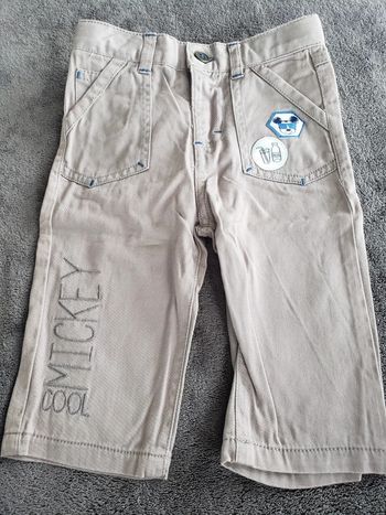 Jeans gris/marron