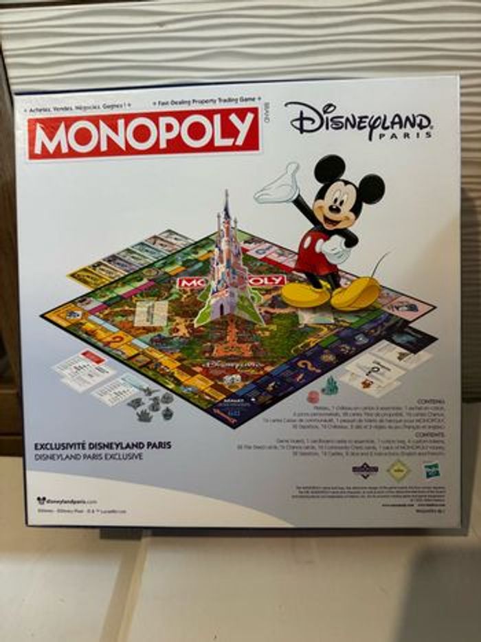 Monopoly Disneyland Paris exclusivité Disney - photo numéro 2