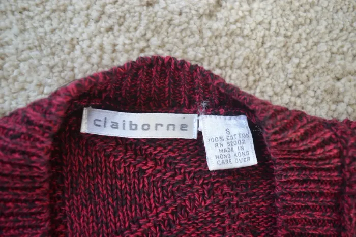 Pull d'hiver Claiborne - Taille S - photo numéro 3