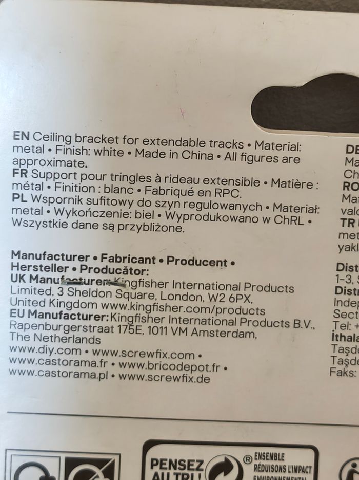 Support pour tringles à rideau extensible - photo numéro 4