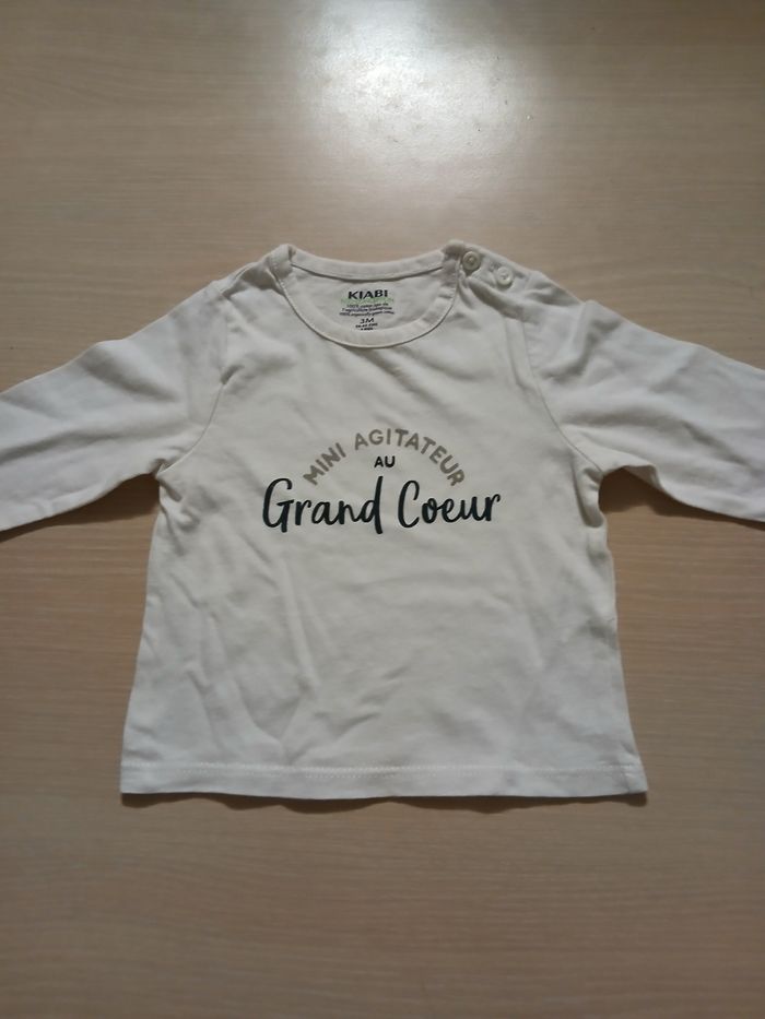 Pull fin bebe taille 3 mois marque kiabi - photo numéro 4