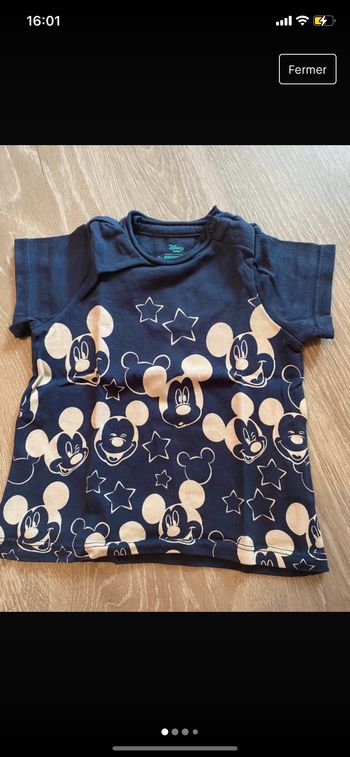 T-shirt Mickey 3 mois