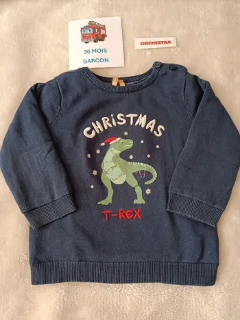 Pull de noel 36 mois orchestra