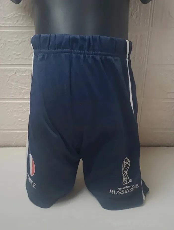 Short Équipe de France foot taille 3 ans