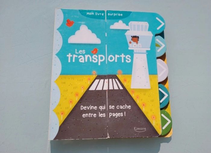 Mon livre surprise 🛩 Les transports 🚗 avec tirettes - photo numéro 2