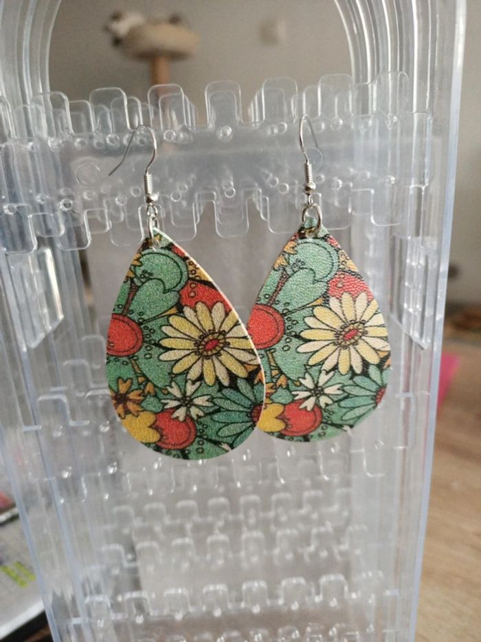 Boucles d'oreilles fleurs