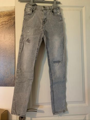 Jean garçon gris taille 12 ans