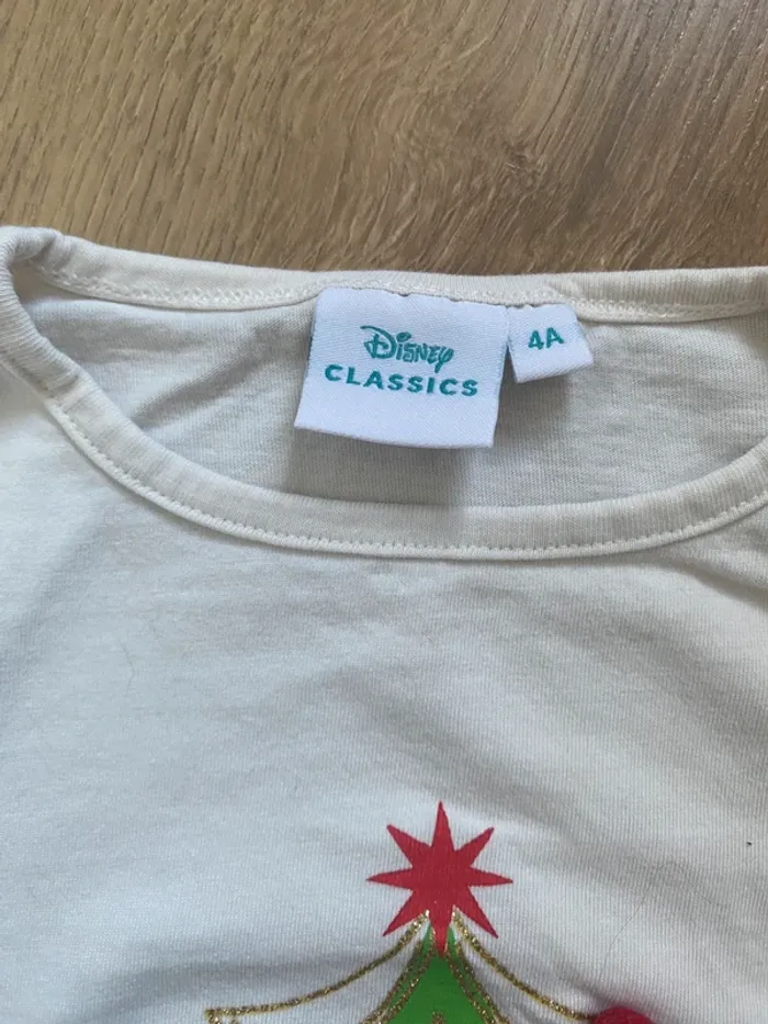 T-shirt manches longues disney Marie les aristochats Noël - photo numéro 2