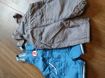 Lot de Salopette short 9 mois