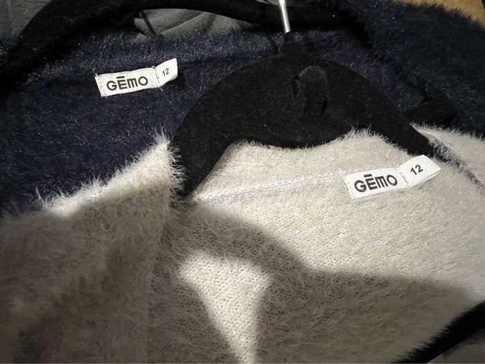 Lot de 2 gilets long tout doux 12 ans marque Gémo excellent état - photo numéro 6