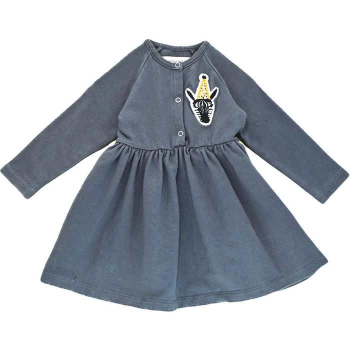 Robe à manches longues 12 mois en coton et élasthanne Little Indians
