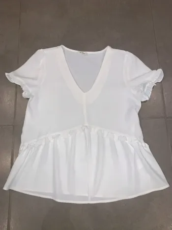Blouse cerise blue