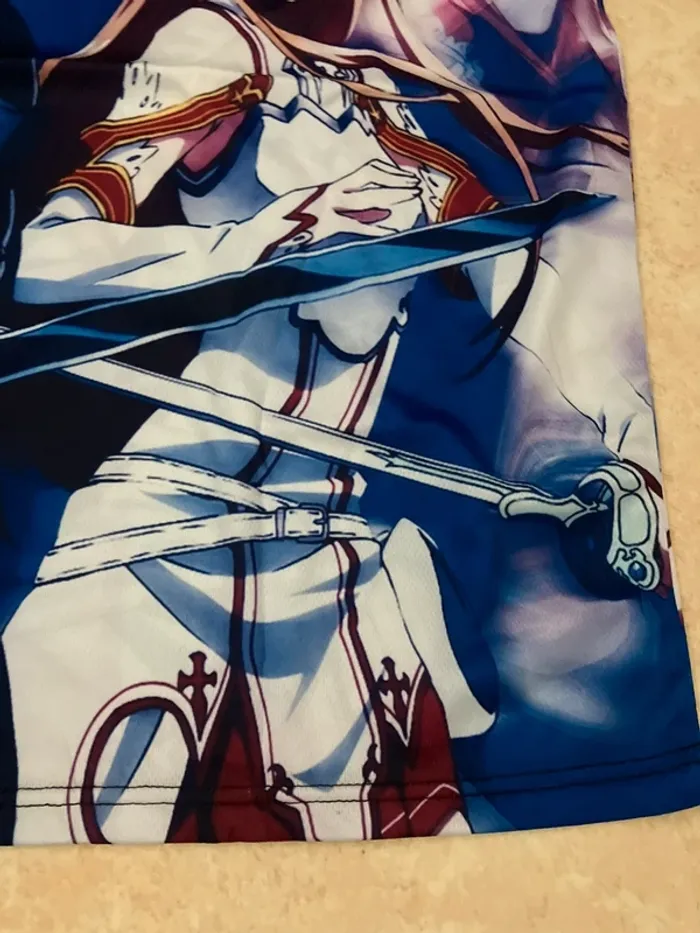 T-shirt manga Sword Art Online – Kirito & Asuna – Taille L - photo numéro 6
