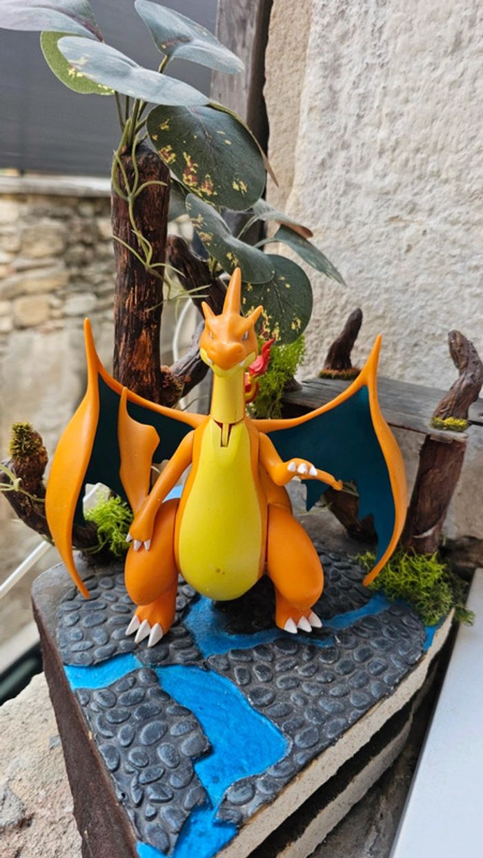 Super grande figurine Pokemon Nintendo tomy Mega-Dracaufeu - photo numéro 4