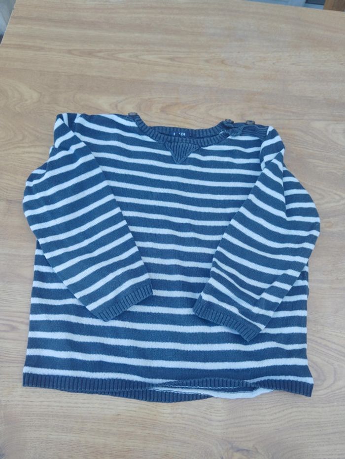 Pull marinière Kiabi 36 mois