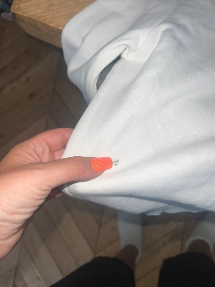 Pull sweat ellesse fille ado 12 13 ans blanc XXS - photo numéro 5