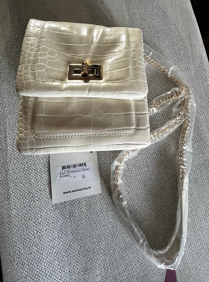 Sac blanc cassé SAN MARINA - photo numéro 3