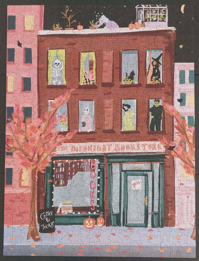 Puzzle "Spooky Street" 500 pièces - Puzzle Weekend - photo numéro 2