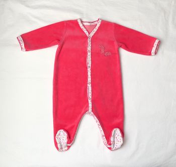 Pyjama velours Petit Bateau 6 mois