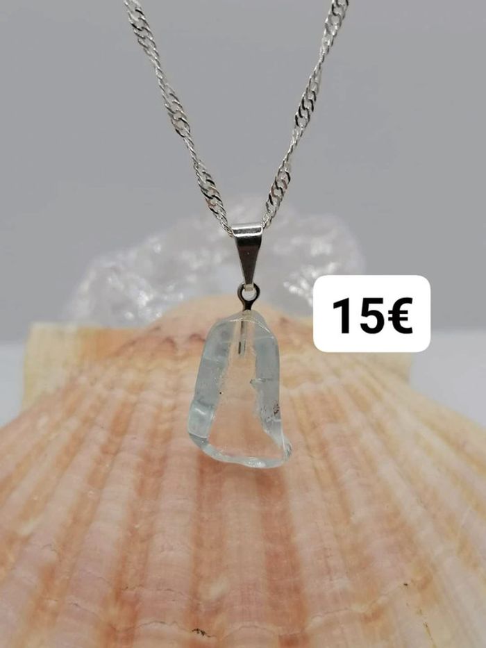 Pendentif en Topaze bleue