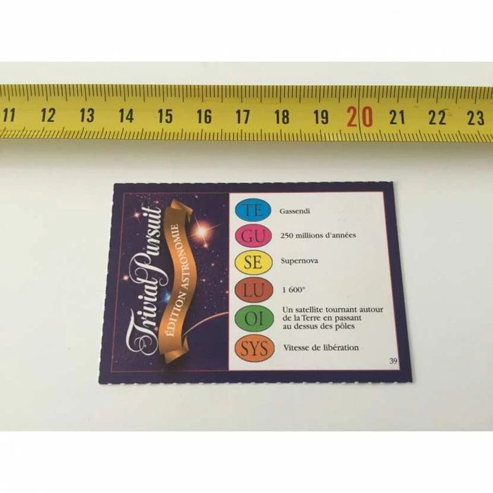 Pièce détachée jeu de société Trivial pursuit édition astronomie - photo numéro 7