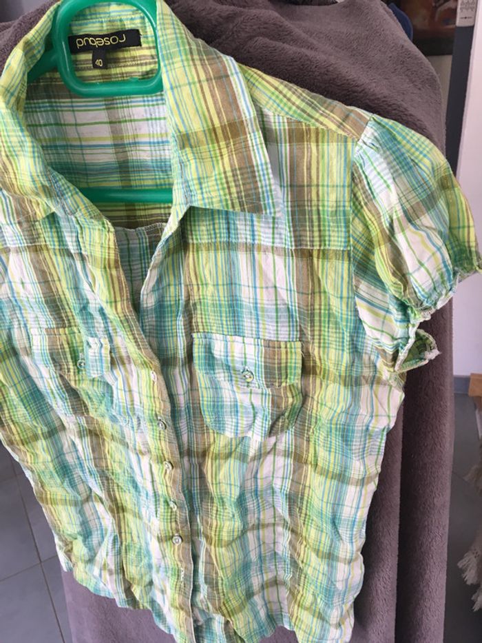 Chemise à boutons bras élastique - photo numéro 3