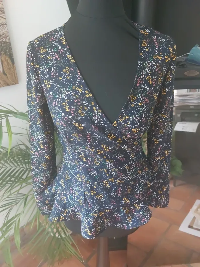 Blouse cache cœur