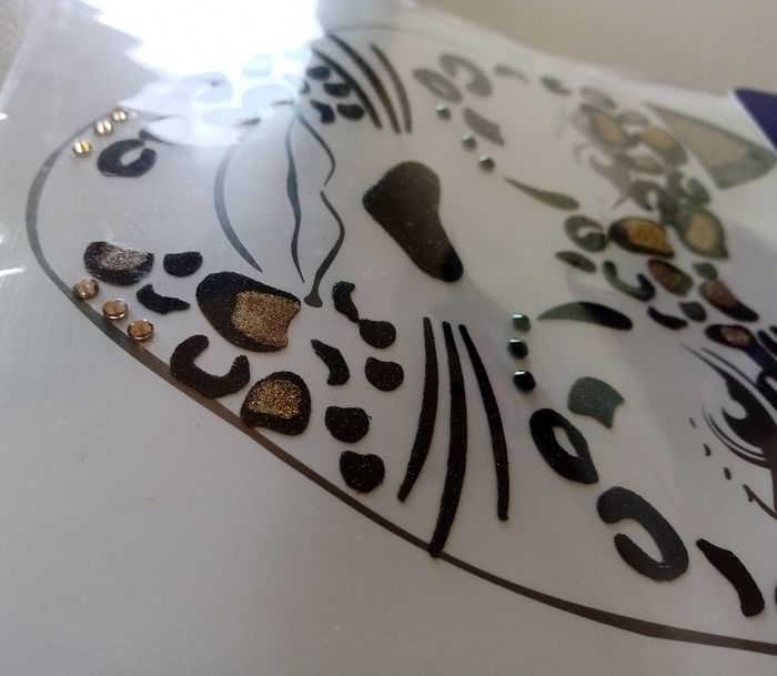 Fêtes stickers visage léopard - photo numéro 3