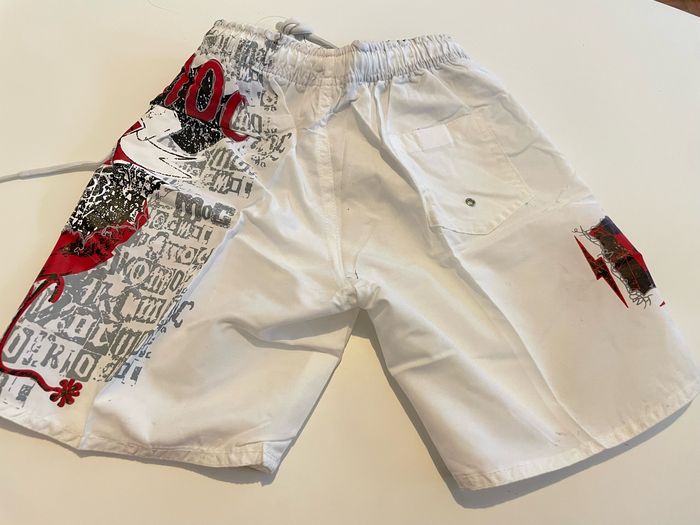 Short de bain blanc taille 6 ans survive sport - photo numéro 2