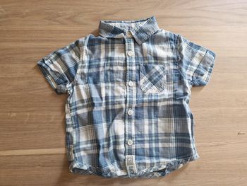Chemise manches courtes 2 ans