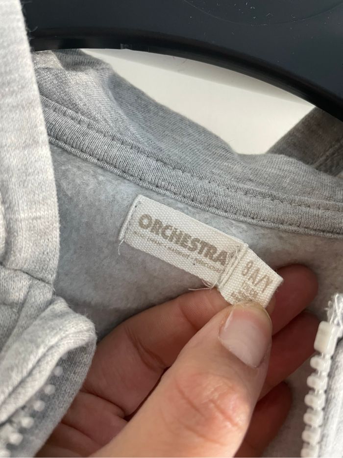 Gilet sweat capuche - orchestra - 8 ans - photo numéro 3
