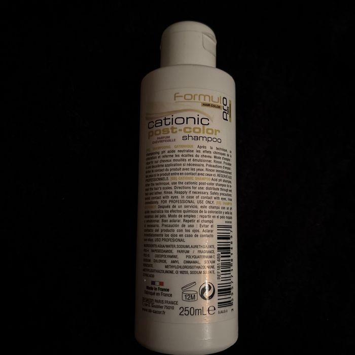 Shampoing PH acide pour réparer