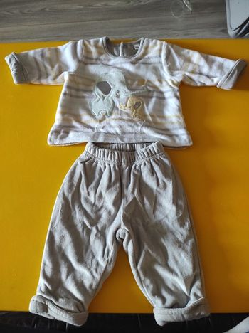 Pijama chaud 2 pièces