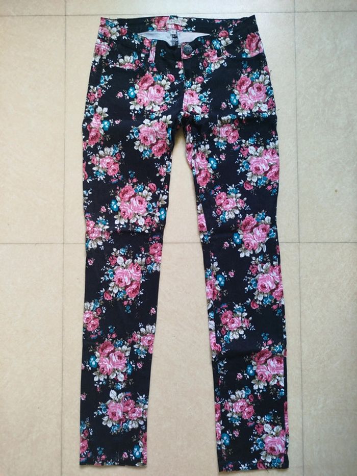 Pantalon fleurie
