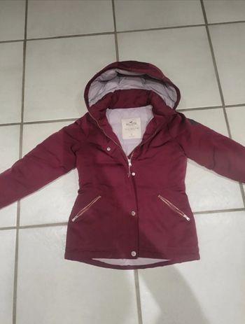 Manteau bordeaux