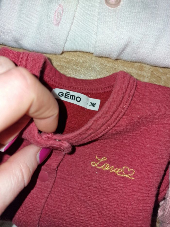 Lot de 6 gilets 3 mois - photo numéro 2