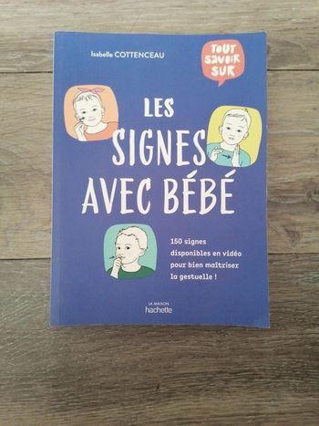 Livre Les signes avec bébé Isabelle Cottenceau