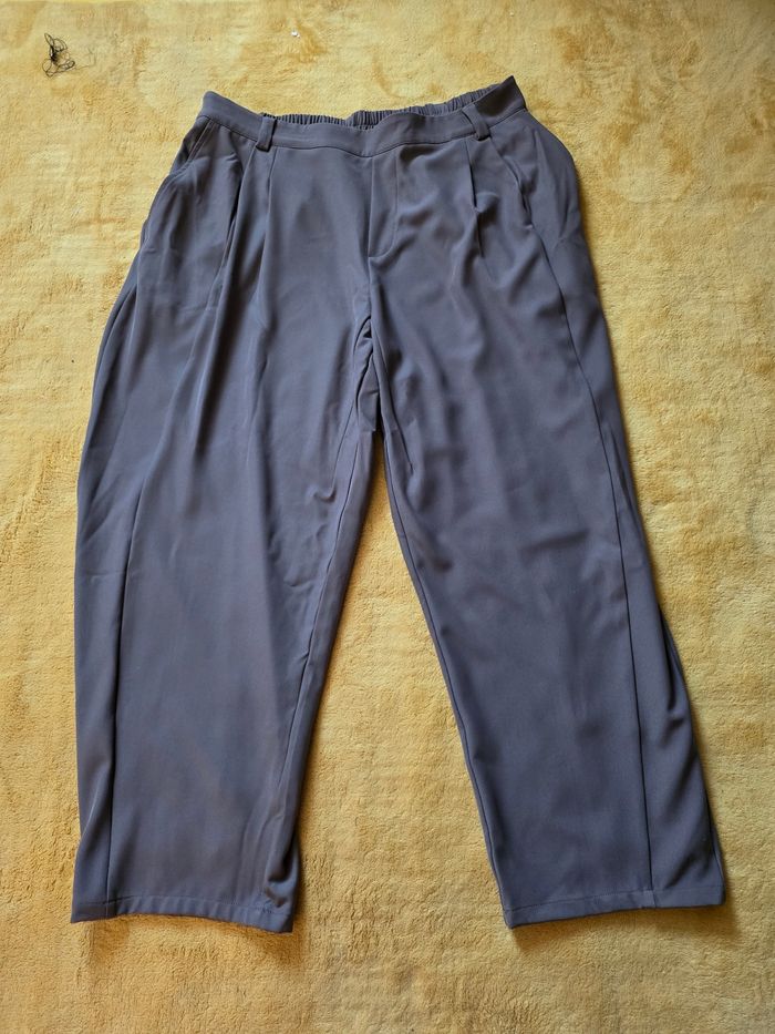 Pantalon tailleur barrel