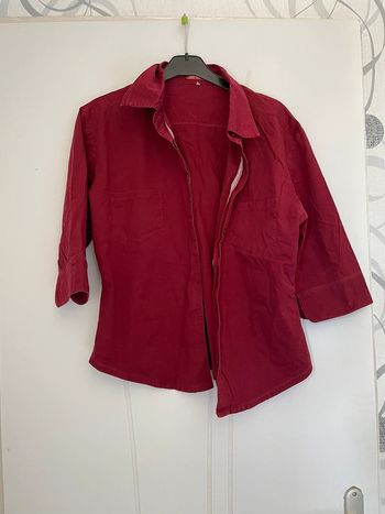 Chemise bordeaux