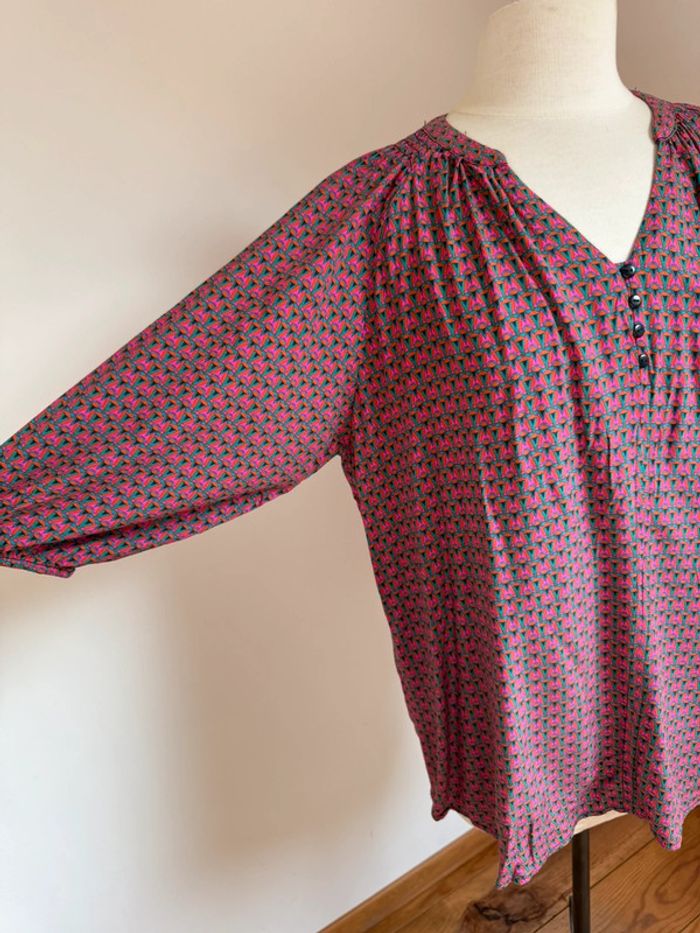 Superbe blouse fluide neuve Gemo 🌸 46 - photo numéro 3