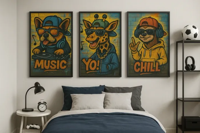 Affiches Music / Yo / Chill pour chambre enfant - photo numéro 3
